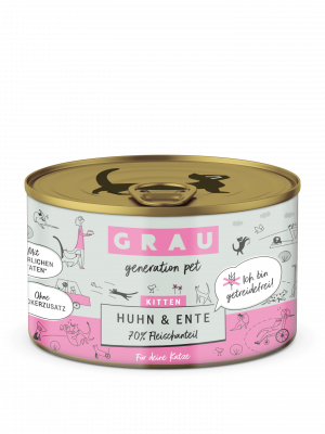 GRAU Kitten Huhn & Ente 200g